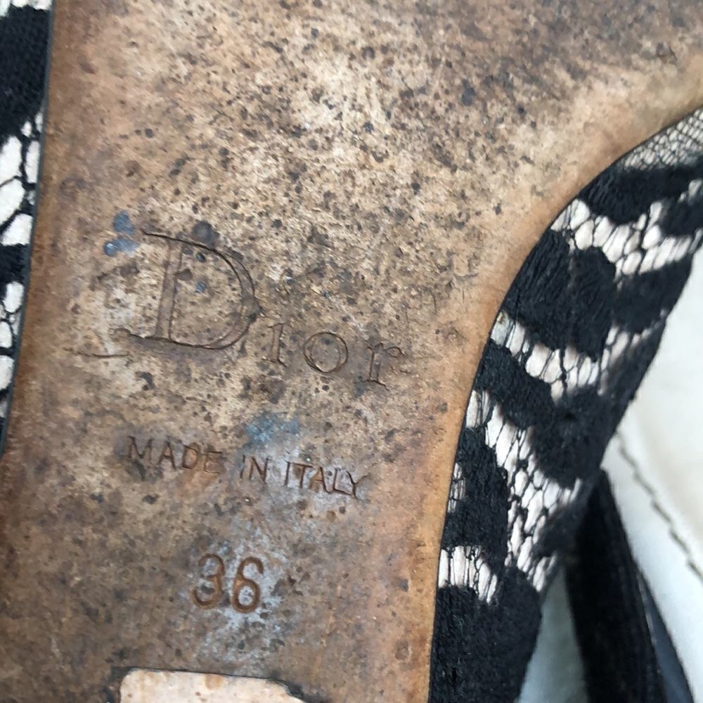 Vintage  Dior  python  Flats - Picture 7 of 8